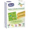 Chicco Natural Sticker Colorati e Profumati Alla Citronella Ed Eucalipto Antizanzare 12 Pezzi
