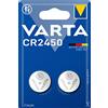 VARTA 6450101402 CR2450 Lithium 3V Batteria Piatta Specialistica, Non Ricaricabile, Monouso, Litio, a Bottone, 620 mAh, Metallic