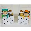 1 PZ JOKER Giullare salvadanaio in resina 9.5x9.5x13 cm 0RGS