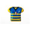 16X Calamita Vetro T-shirt Maglietta GIALLO BLU PARMA 5cm BOMBONIERA 0VCA