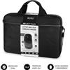 GielleService Borsa Custodia Subblim Briefcase Select Pack con mouse wireless ergonomico ed extra sottile fino a 15.6 pollici