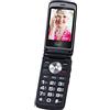 Trevi FLEX PLUS 65 Telefono per Anziani Tasti Grandi, Grande Display LCD 2.8, Cellulare per Anziani con Funzione SOS, Base di Ricarica, 8 Numeri Memorizzabili, Ripetizione Vocale dei Numeri Digitati