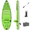 Bestway 65097-5 Set Kayak gonfiabile da pesca Hydro-Force Koracle, 285x92 cm