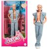 Barbie The Movie - Ken, Bambola del Film Collezione con Completo di Jeans Coordinato e Intimo Originale Ken, HRF27