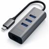 Satechi ST-TC2N1USB31AM replicatore di porte e docking station per notebook USB 3.2 Gen 1 (3.1 Gen 1) Type-C Grigio