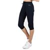 Champion Athletic C-sport Quick Dry Small Logo 3/4 Pantaloni da tuta, Nero, L Donna