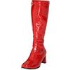 Gizelle Gogo, Stivali ad Altezza Ginocchio Donna, Rosso, 40.5 EU