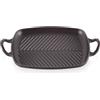 LE CREUSET GRIGLIA RETTANGOLARE IN GHISA 30x27 CM, EVOLUTION NERO OPACO