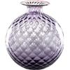 VENINI SPA VASO MONOFIORE BALLOTON, FORO PICCOLO INDACO, M 100.18 - h 20 x d 18 cm, 0,9 kg