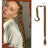 Sofeiyan Lunga Estensione Coda di Cavallo, 66 cm Lunga Coda di Cavallo Intrecciata con Cravatta Coda Capelli Lunghi Sintetico Ponytail Extension per Donne Biondo Scuro
