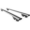 accessorypart Compatibile con Opel Mokka A (J13) 2012-2016 HOOK Model Barre Tetto Portapacchi Auto Barre Portatutto Grigo Alluminio 2 Barre
