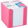 Herlitz 50015887 - Cassetta per foglietti, 9 x 9 cm, con 700 fogli, colore: Rosa indonesia