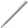 Faber-Castell - Penna a sfera Neo Slim in acciaio inossidabile argento | Roller di alta qualità con corpo sottile in acciaio inossidabile e punta in ceramica