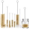 MASTERTOP Set 9 Spazzolas per Bottiglie Scovolino per Pulizia Bottiglie Lungo, Spazzole per Biberon, Tazza, Vetro, Cannuccia, Thermos e Contenitori Vari