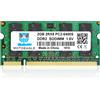 motoeagle DDR2 800MHz SODIMM 2GB PC2 6400S Ram, 2Rx8 PC2 6400S Non-ECC CL6 200-Pin Memoria Laptop