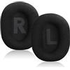 Laipuke Cuscinetti Cuffie Compatibile con Logitech G PRO X Padiglioni Cuffie di Ricambio in Spugna e Tessuto di Velluto, 1 Piao, Nero