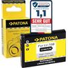 PATONA Batteria per Olympus Li-70b Li70b VG130 VG140 500mAh