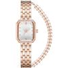 CIVO Orologio Donna Rettangolare Oro Rosa Acciaio Analogico Orologio da Polso con Bracciale Elegante Piccolo Impermeabile Quarzo Orologio Minimalista, Regalo Donna