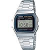 Casio Orologio digitale da uomo classico in acciaio inox, Bracciale