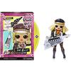 Mermaze Mermaidz LOL Surprise OMG Remix Rock Bambola FAME QUEEN - 15 sorprese tra cui keytar, vestito, scarpe, spazzola, supporto per bambole, testi e confezione giradischi - Età: 4+