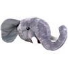 MGM ACHOKA-Elephant-Peluche da Appendere, 209918-30 cm, Grigio, Decorazione da Parete per Camera dei Bambini, 6 Mesi, 209918