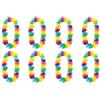 Boland - 8 collane hawaiane arcobaleno
