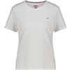 Tommy Jeans TJW SOFT JERSEY TEE, S/S Knit Tops Donna, Bianco (White), S