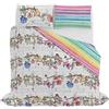 Italian Bed Linen Parure copripiumino JOLIE con stampa digitale, CAROL, Matrimoniale