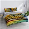 Italian Bed Linen Parure copripiumino stampa digitale Sogni d'Autore, SD32, Matrimoniale
