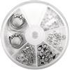 Rayher Set Partenza C.Accessori Bigiotteria, Argento, 5 Art.Accessori DIV. Bus.Blis., 2248522