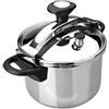 Pentola a pressione 15 L Alluminio, Pentole Professionali Cucine a Gas, 55  kPa FAGOR Chef Extremen 15