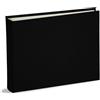 Mareli Album cm 20x16 a 30 fogli bianchi (60pagine) in Cartoncino Spesso e Resistente Intervallate da Pergamino, Copertina in Carta Imitlin Blu