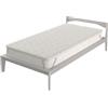 Italian Bed Linen Topper QUEEN imbottito in memory, Singolo 80x195cm