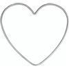 Knorr Prandell 20 cm - 1 pezzo a forma di cuore in filo d'argento