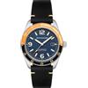 Spinnaker Mens 43mm Fleuss Automatic Sunset Orange Watch with Genuine Leather Strap SP-5055-0D