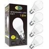 CLAR - Lampade LED Piu Luminose, Lampadina 150W, Lampadina LED 150W, Lampadine LED E27 Luce Fredda 150W/120W, 18W 6000ºK (Pack 4)