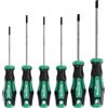 WIESEMANN 1893 Set di 6 cacciaviti TX per viti Torx con punta ENSURE in acciaio Q-50 WIESEMANN 1893 I T10, T15, T20, T25, T30, T40 I con punta magnetica I 81147