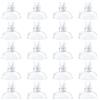 Pawfly Ventose per Acquario Acquario Ventosa Clip per Standard 4-6 mm ID Tubo di Linea d'Aria Chiaro Tubo d'Aria Titolare MorsettoAccessori per l'Installazione di Aerazione Serbatoio di Pesce, 20 Pack