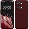 kwmobile Custodia Compatibile con OnePlus Nord 3 5G Cover - Back Case per Smartphone in Silicone TPU - Protezione Gommata - rosso fulvo