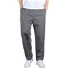 Sunnyuk Pantaloni Uomo Comodi Pantaloni Sportivi Larghi Chino Fitness Moda Tuta da Yoga Vita Elastica con Tasche Trousers Cotone Lino Hippies Sweatpants Autunno Inverno in Vita