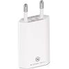 Wicked Chili PRO Series - Alimentatore di Rete/Adattatore USB Ultra Sottile per Apple iPhone 6/6 / 5C / 5S / 5 / 4S / 4 / 3GS, iPod Nano/Touch/Shuffle, 1000 mA, 100-240 V Bianco