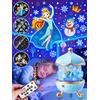 One Fire Giocattolo Frozen, 16 Film e 15 Musiche Proiettore Stelle Soffitto, Rotazione 360° e Timer Luce Notturna Bambini, Regalo a tema Frozen Bambina 3 Anni 4 Anni 5 Anni, Decorazione Cameretta Bambina
