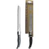 Lou Laguiole - Coltello da pane - Tradition XL - 13 C Acciaio inossidabile, finitura lucida - lama 18 cm - Grigio