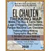 Sergio Mazitto El Chalten Trekking Map Monte Fitz Roy & Cerro Torre (Tascabile)