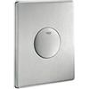 Grohe 38672SD0 Skate Piastra di Azionamento per WC, Doppio Scarico, Inox Satinato