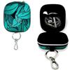 WONDEE Pack Cuffiette - Bella Custodia Cuffie + Cuffiette con Filo Jack 3,5mm (addio ai grovigli di cavi), Auricolari con filo in ear, Cuffie Jack con Microfono, compatibile con tutti i dispositivi