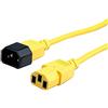 ROLINE Cavo di collegamento per apparecchi IEC 320 C14 - C13, giallo, 3 m