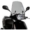 Puig 8465H Urban parabrezza per scooter di maggiore altezza con protezione aerodinamica ottimizzata per uso urbano, Fumé