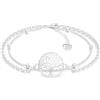 SERASAR Cavigliera Donna Acciaio 316L Albero Della Vita - Gioiello Elegante con Zirconi Regolabile Resistente all'Acqua Estate Mare Idea Spiaggia Piede Ragazze Regalo