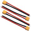 GTIWUNG 2 Paia XT90 Connettore Maschio Femmina con Cavo di Silicone 15cm 12AWG, XT90 Plug Connector, XT-90 Male Female Connector per Batteria RC Lipo FPV Drone